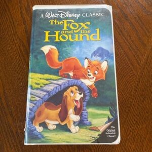 Rare black diamond Disney Fox and the hound VHS